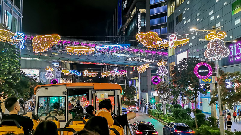 Christmas in Singapore 2023 - FunVee Bus Christmas Light Up Tour