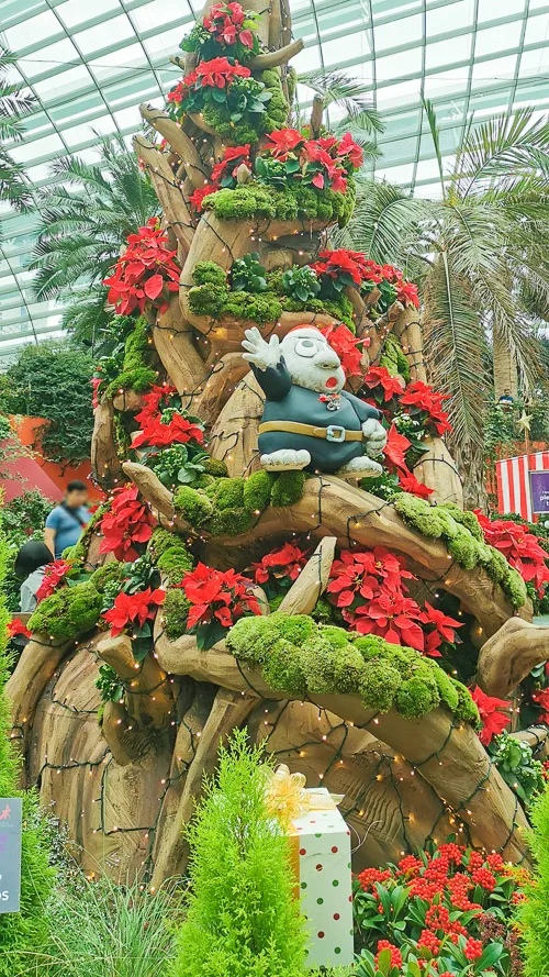 Christmas in Singapore 2023 - Gardens by the Bay - Flower Dome