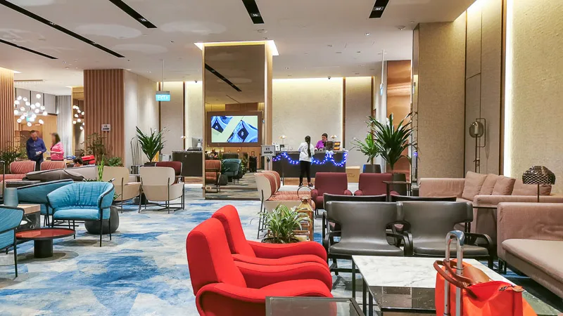 Jewel Changi Lounge Review - Seating