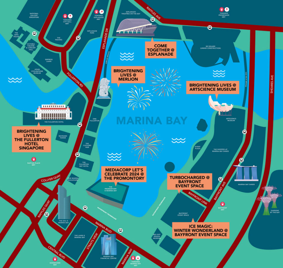 Where To Watch New Year S Eve Fireworks In Singapore   Marina Bay Countdown Map 2024 960x909 