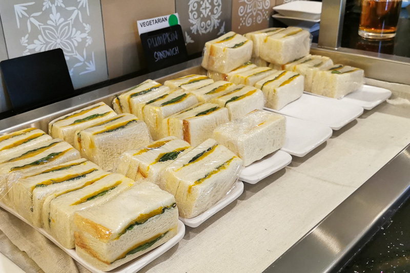 SATS Premier Lounge at Terminal 1 Changi Airport Singapore 2022 - Food - Sandwich
