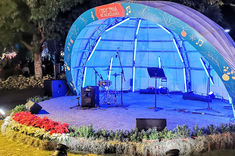 Singapore Christmas Wwonderland 2022 at Gardens by the Bay - ELFresco - Entertainment Stage
