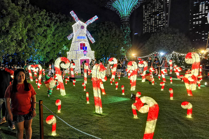 Singapore Christmas Wwonderland 2022 at Gardens by the Bay - Gingerbread Grove - Whimsical Windmill