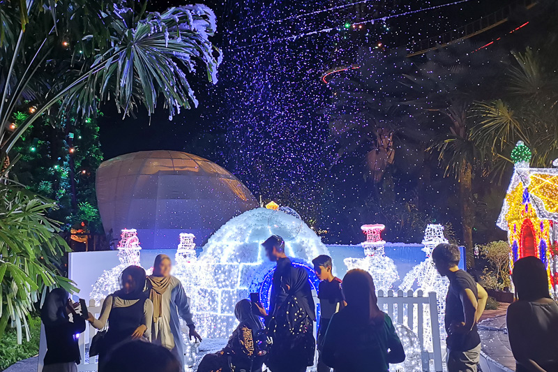 Singapore Christmas Wwonderland 2022 at Gardens by the Bay - Snowland