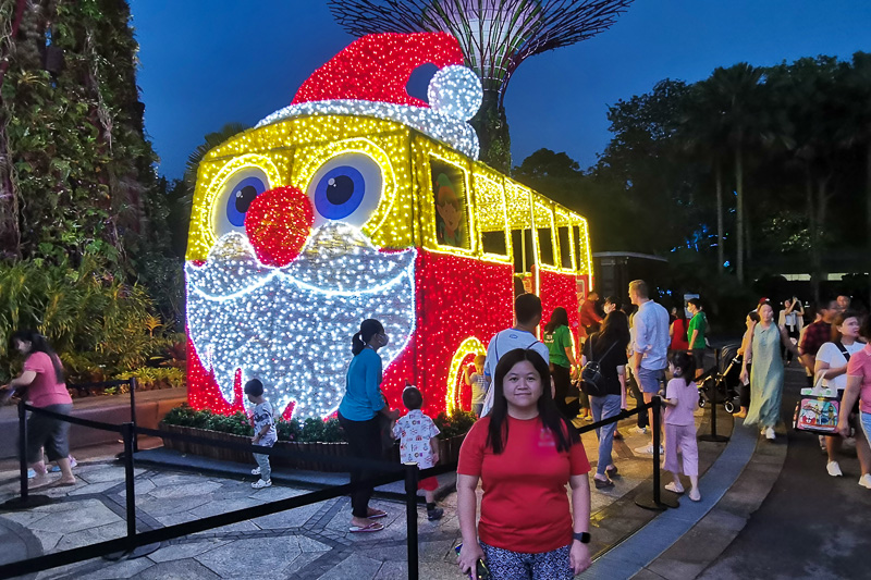 Singapore Christmas Wwonderland 2022 at Gardens by the Bay - St Nick Square - Navidas Station