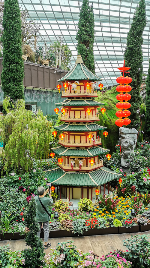 CNY 2023 Chinese New Year Dahlia Dreams at Flower Dome Gardens by the Bay Singapore