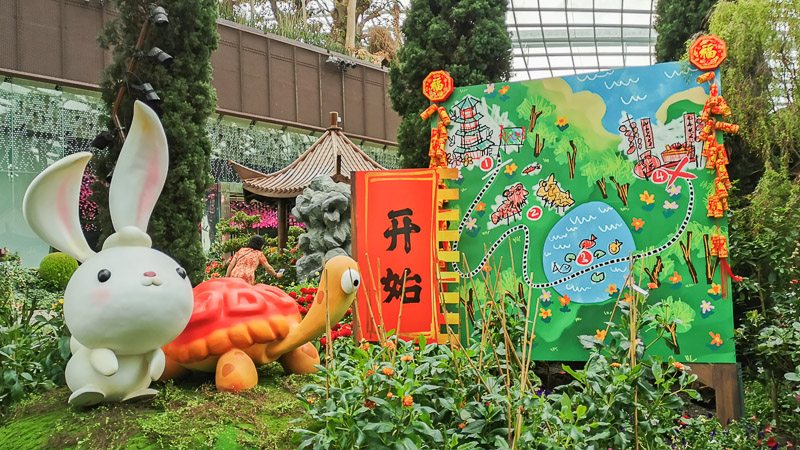 CNY 2023 Chinese New Year Dahlia Dreams at Flower Dome Gardens by the Bay Singapore