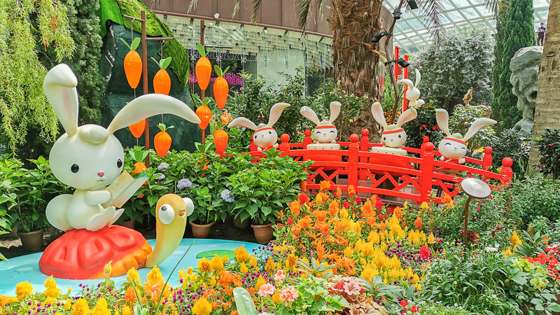 CNY 2023 Chinese New Year Dahlia Dreams at Flower Dome Gardens by the Bay Singapore