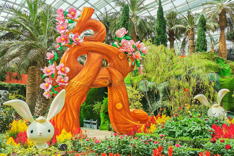 CNY 2023 Chinese New Year Dahlia Dreams at Flower Dome Gardens by the Bay Singapore