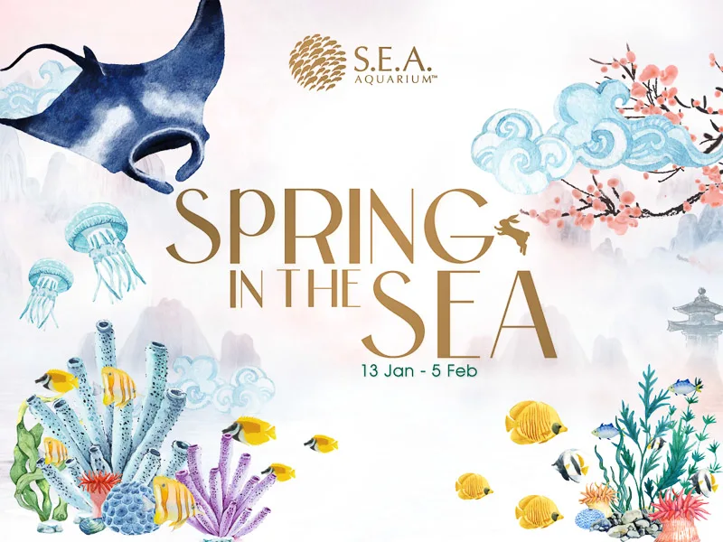 CNY 2023 - S.E.A. Aquarium - Spring in the Sea