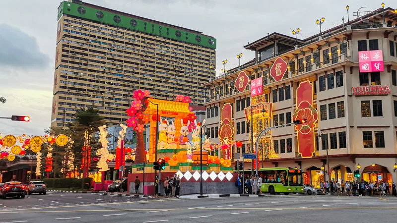 Chinatown Chinese New Year 2023 - Street Light Up and Decoration