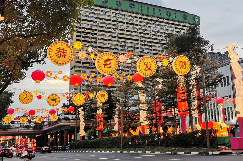 Chinatown Chinese New Year 2023 - Street Light Up and Decoration