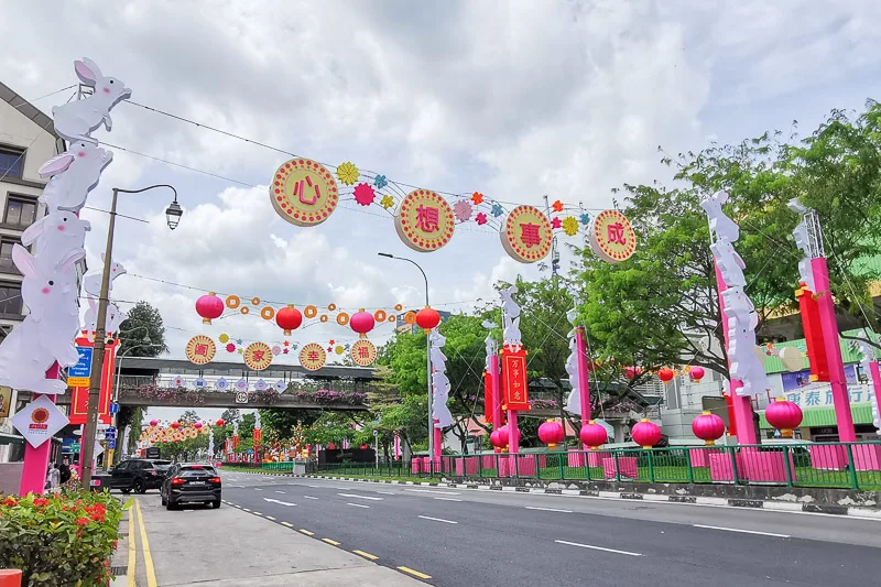 Chinatown Chinese New Year 2023 - Street Light Up and Decoration