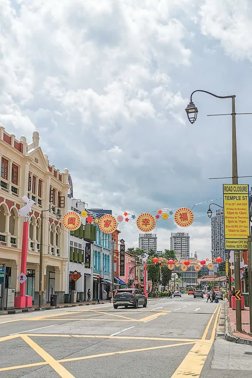 Chinatown Chinese New Year 2023 - Street Light Up and Decoration at South Bridge Road