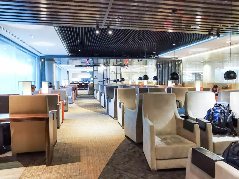 Marhaba Lounge Terminal 1 Review - Singapore Changi Airport - Seating