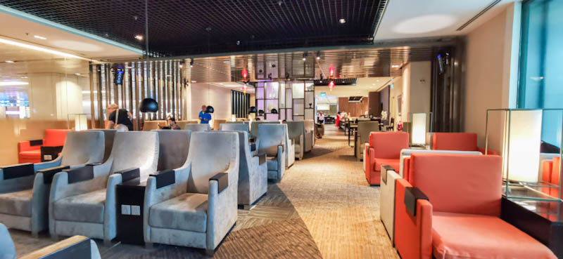 Marhaba Lounge Terminal 1 Review - Singapore Changi Airport - Seating