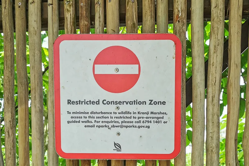 Kranji Marshes Singapore - Core Conservation Zone