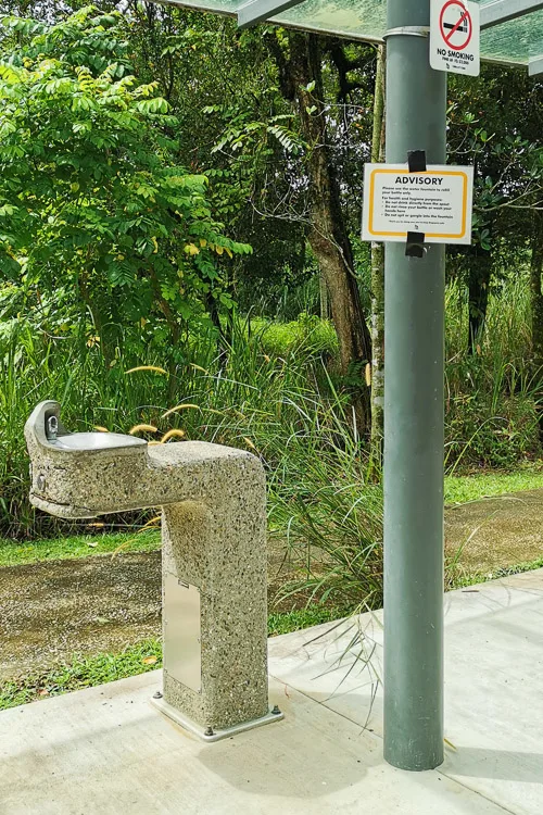 Kranji Marshes Singapore - Kranji Gate (4) - Water Fountain