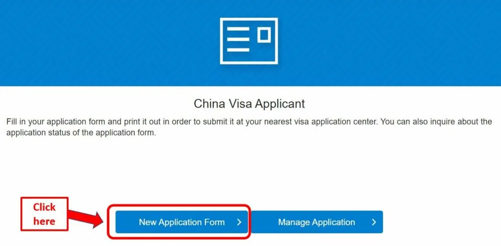 China Visa Application - Submit Application Online 2