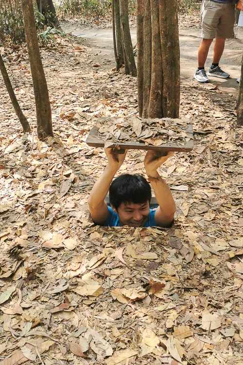 Cu Chi Tunnels - Tiny Hiding Spot