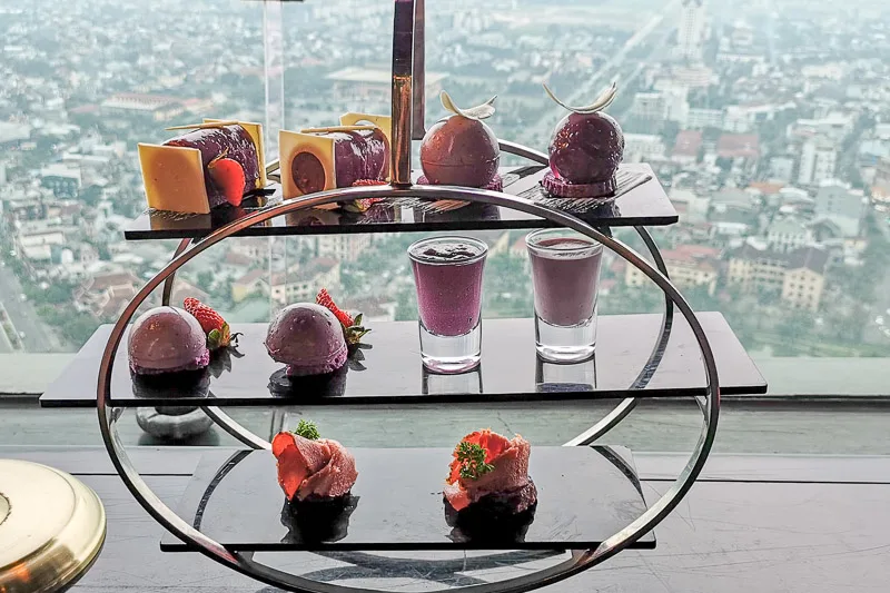 Melia Vinpearl Hue Afternoon Tea at Sky Bar