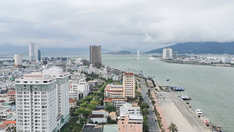 Novotel Danang Premier Han River Review - Corner Suite - Balcony Afternoon View