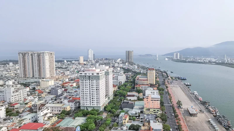 Novotel Danang Premier Han River Review - Corner Suite - Balcony Morning View