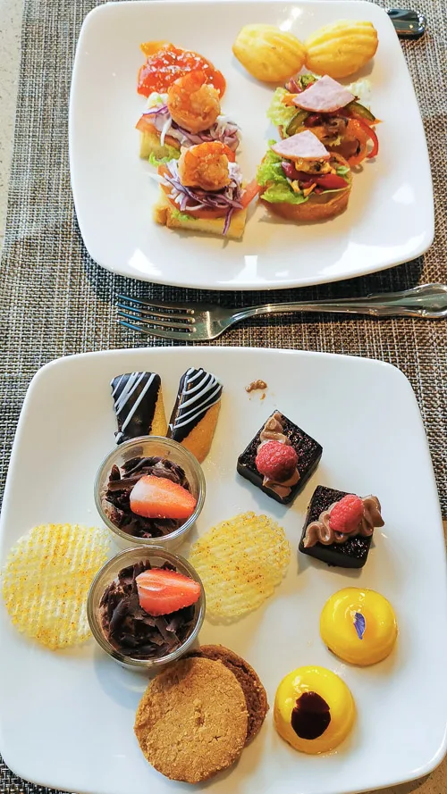 Novotel Danang Premier Han River Review - Afternoon Tea at Premier Lounge