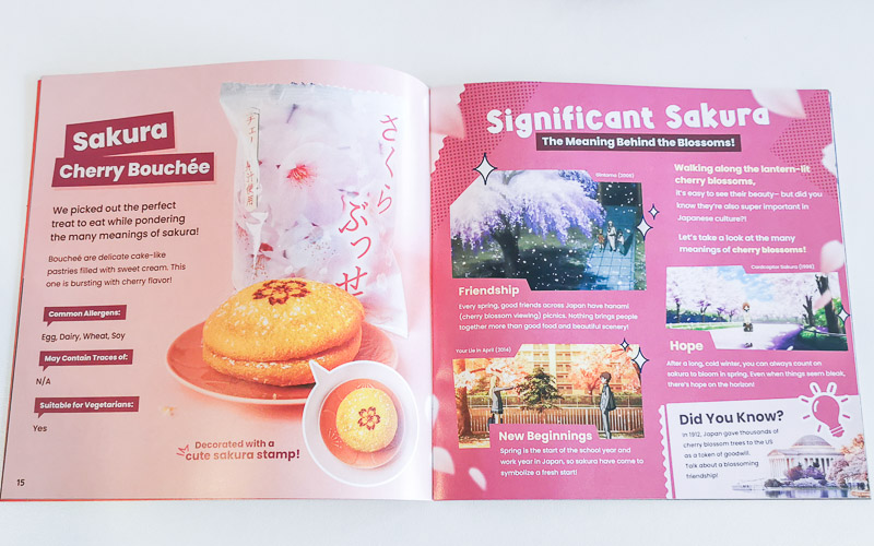 Tokyo Treat Review - Booklet