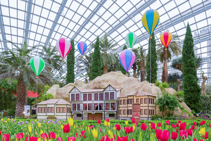 Visiting Singapore in May - Tulipmania at Gardens by the Bay