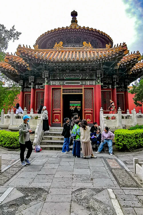 Forbidden City in Beijing China - Central Axis - Imperial Garden