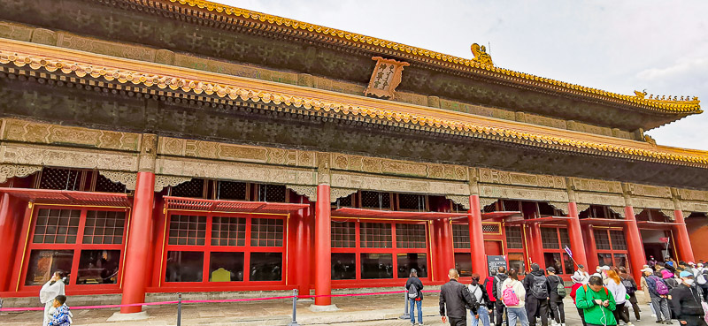 Forbidden City in Beijing China - Central Axis - Palace of Earthly Tranquility