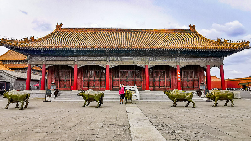 Forbidden City in Beijing China - East Wing Outer Court - Archery Pavilion