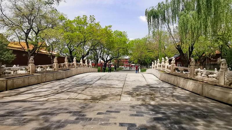 Forbidden City in Beijing China - West Wing Outer Court - Broken Rainbow Bridge (1)