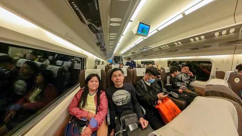 Beijing to Badaling High Speed Train - Second Class