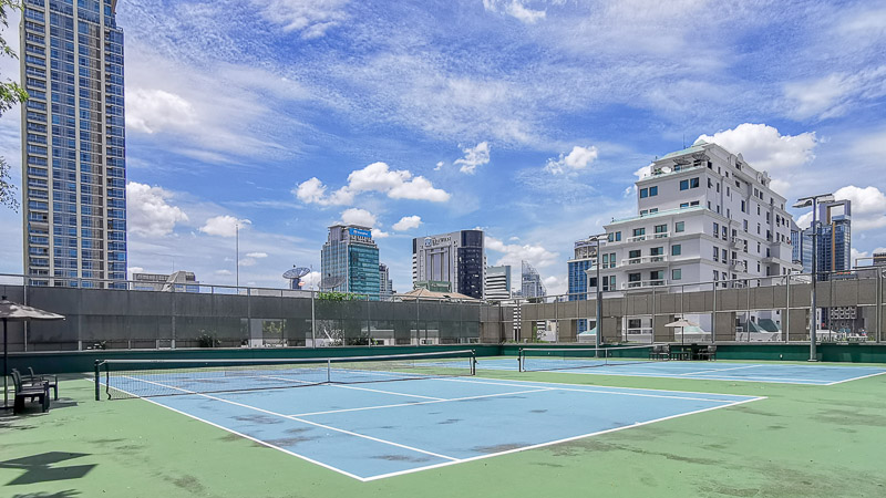 Conrad Bangkok Review - Tennis Court