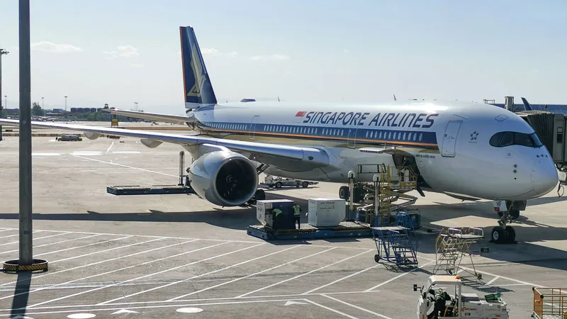 Plane Parking at Beijing's Gate