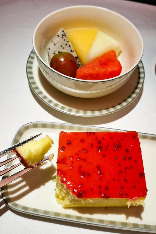 Dessert: Raspberry Cheesecake
