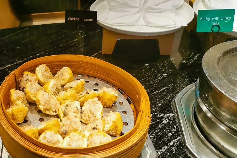 Singapore Arlines SilverKris Lounge Business Class Terminal 3 Changi Airport - Food - Dim Sum