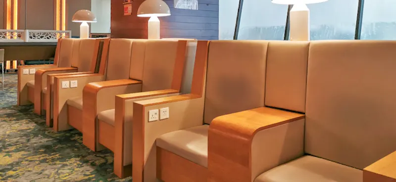 Ambassador Transit Lounge at Terminal 2 Review - Seating