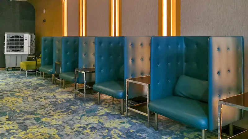 Ambassador Transit Lounge at Terminal 2 Review - Seating