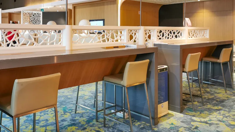 Ambassador Transit Lounge at Terminal 2 Review - Seating