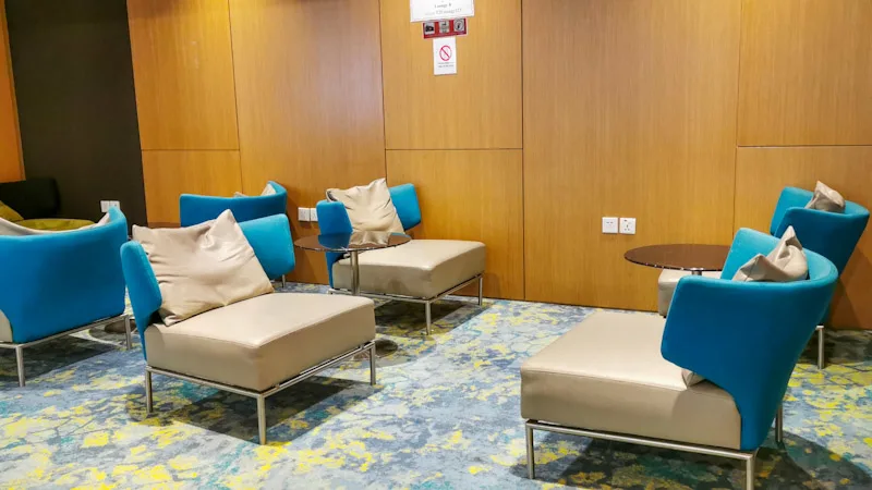 Ambassador Transit Lounge at Terminal 2 Review - Seating