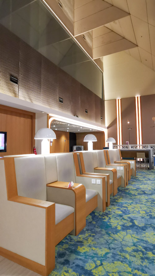 Ambassador Transit Lounge at Terminal 2 Review - Seating