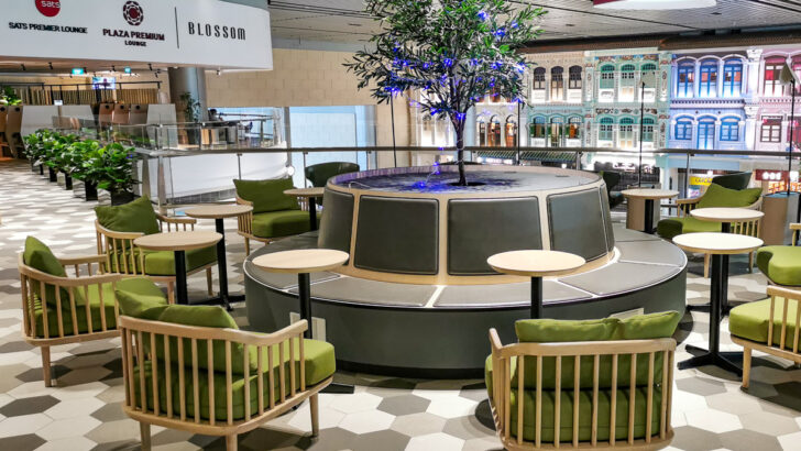 Review: Blossom Lounge at Terminal 4 Changi Airport Singapore