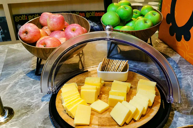 Food at Blossom Lounge Changi Airport Terminal 4