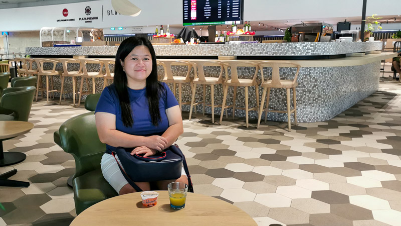 Seating at Blossom Lounge Changi Airport Terminal 4