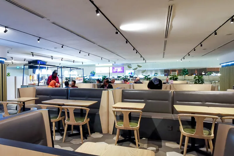 Seating at Blossom Lounge Changi Airport Terminal 4