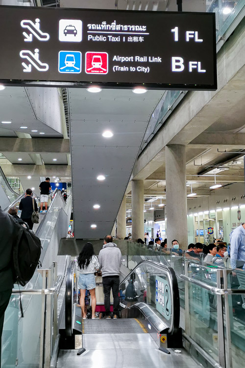 Bangkok Airport Rail Link - Suvarnabhumi Airport Station (2)