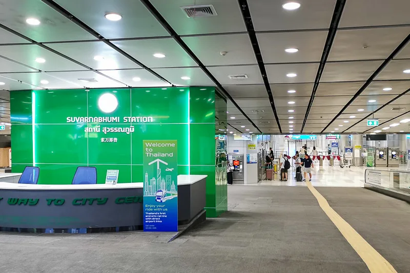 Bangkok Airport Rail Link - Suvarnabhumi Airport Station 
